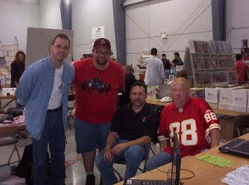 Will Allred, Lou Mazzella, Mark Gordon & Mike Nielsen at Planet ComicCon KC, 2007